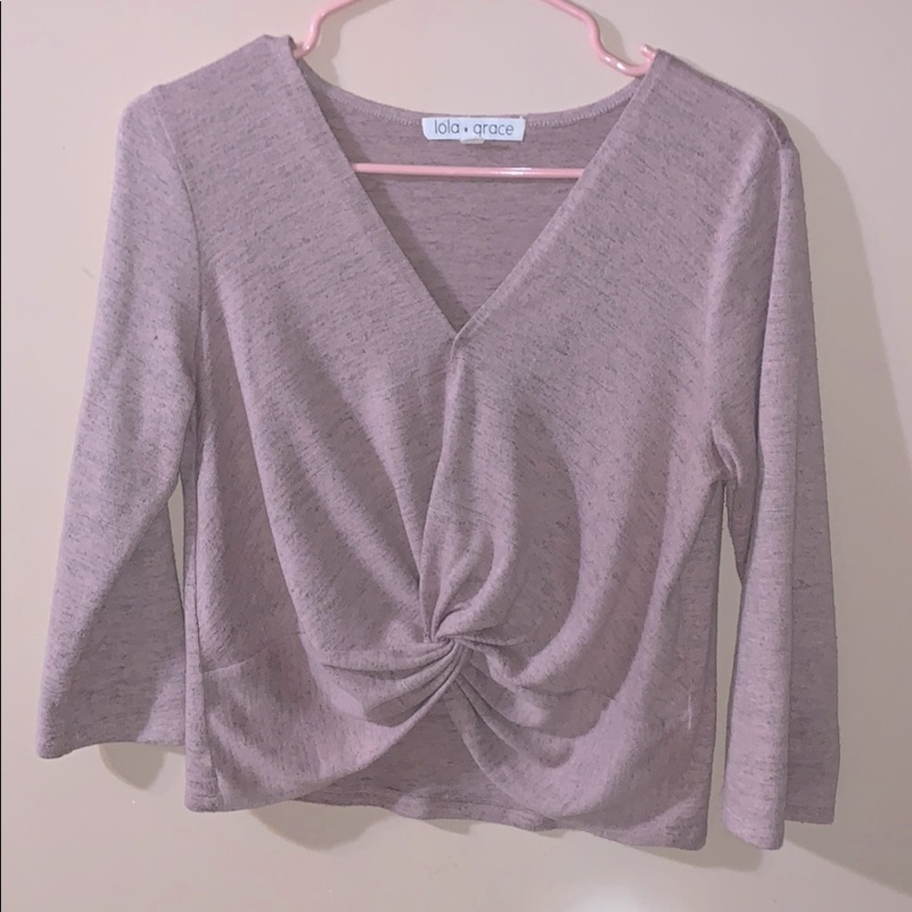 Long sleeve cropped